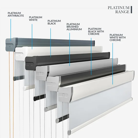 Coulisse Bergen Blackout White roller