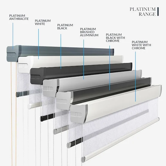 Petal Voile White roller