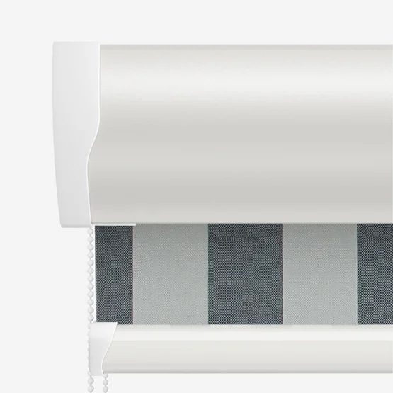 Brighton Stripe Charcoal roller