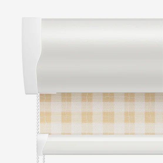 Sonova Studio Gingham Apricot roller