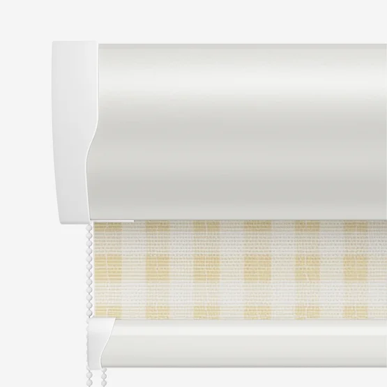 Sonova Studio Gingham Butter Yellow roller