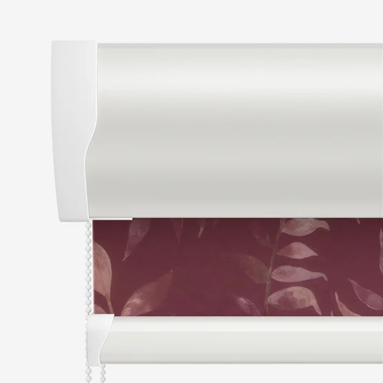 Sonova Studio Kaleidoscope Leaves Berry red roller