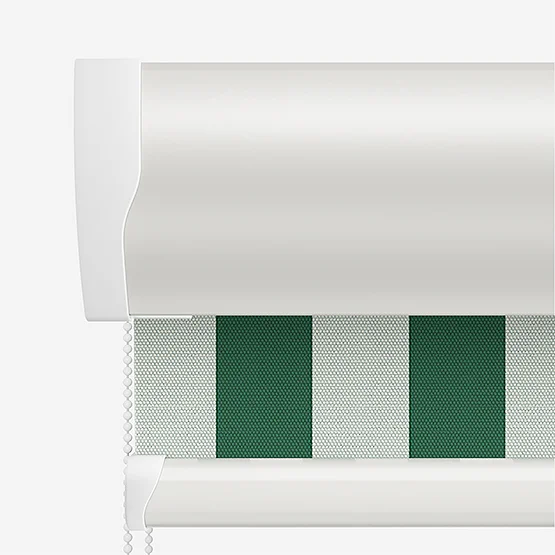 Sonova Studio Whitby Stripe Hunters Green roller