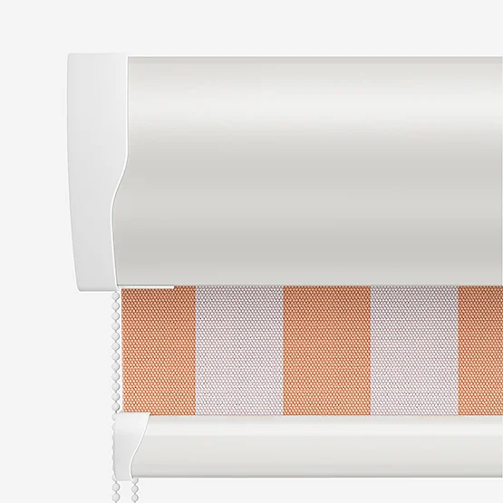 Sonova Studio Whitby Stripe Peach Bellini roller