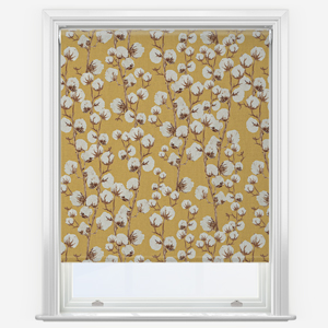 Sonova Studio Cotton Trellis Ochre Roller Blind