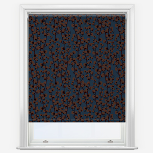 Sonova Studio Cotton Vine Blue Rust Roller Blind