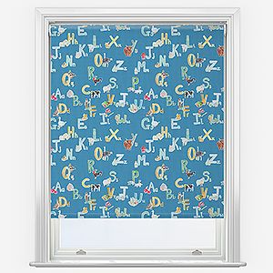 Sonova Studio Farm Alphabet Cloud Blue Roller Blind