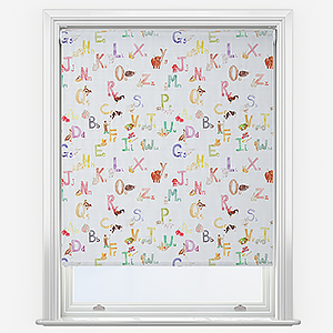 Sonova Studio Farm Alphabet White Roller Blind
