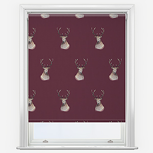 Sonova Studio Fergus Deep Red Roller Blind