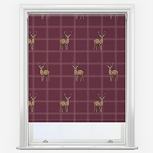 Sonova Studio Hawick Deep Red Roller Blind
