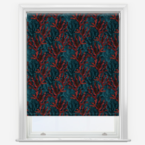 Sonova Studio Kelp Red Coral Roller Blind