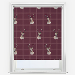 Sonova Studio Malcolm Deep Red Roller Blind