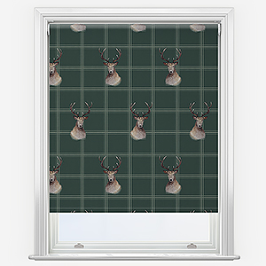 Sonova Studio Malcolm Forest Green Roller Blind