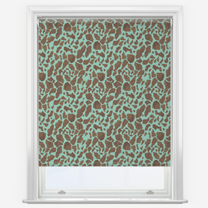 Sonova Studio Moo Mosaic Aqua Rust Roller Blind