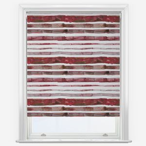 Sonova Studio Panorama Red Roller Blind