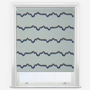 Sonova Studio Retro Wave Mint Roller Blind