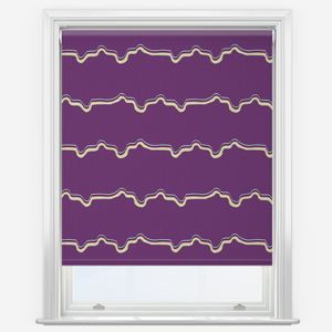 Sonova Studio Retro Wave Purple Fuchsia Roller Blind