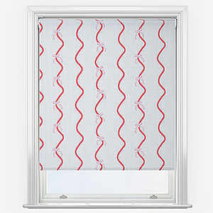 Sonova Studio Ribbons Cherry Red Roller Blind