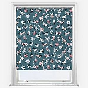 Sonova Studio Safari Midnight Blue Roller Blind