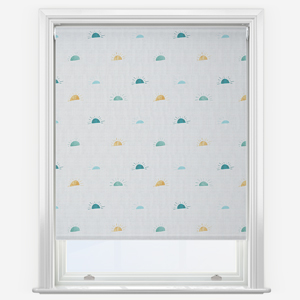 Sonova Studio Sunbeam Blue Ochre Roller Blind