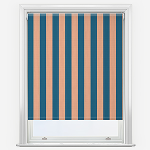 Sonova Studio Whitby Stripe Blue Rust Roller Blind