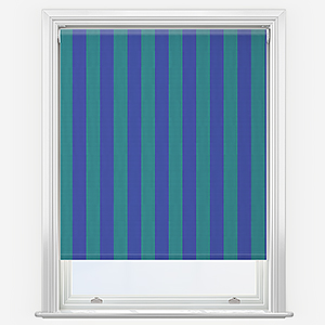 Sonova Studio Whitby Stripe Midnight Green Roller Blind