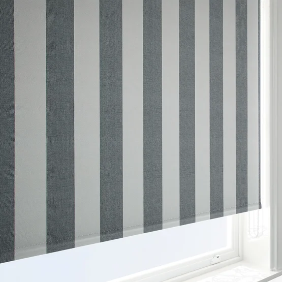 Brighton Stripe Charcoal roller