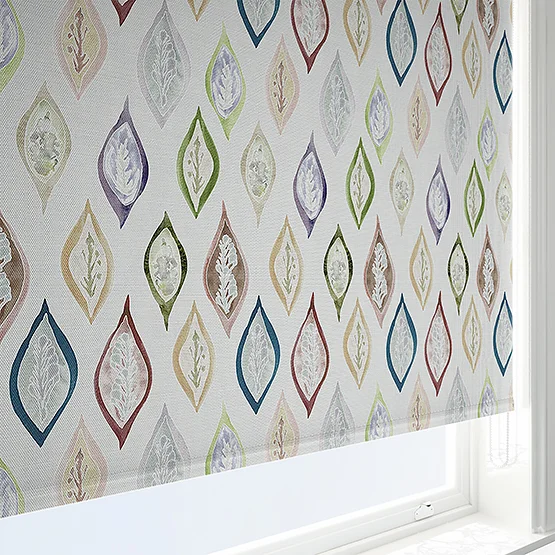 Sonova Studio Boho Leaves Dove Grey roller