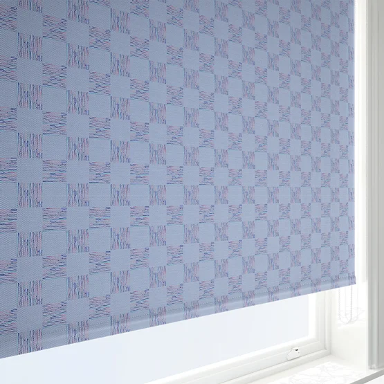 Sonova Studio Crosshatch Periwinkle roller