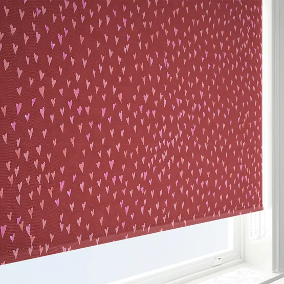 Sonova Studio Ditsy Love Ruby Red roller