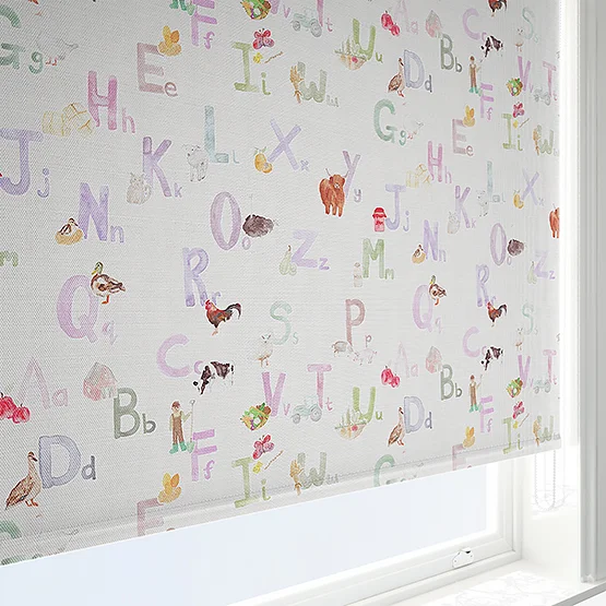 Sonova Studio Farm Alphabet Blush Pink roller