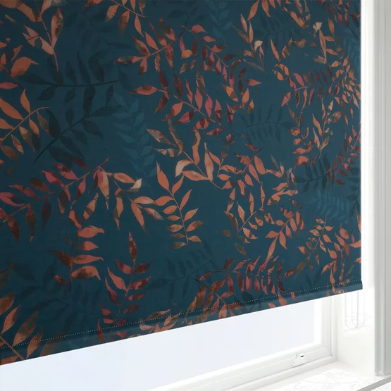 Sonova Studio Kaleidoscope Leaves Blue Rust roller