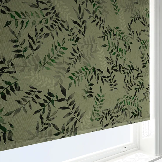 Sonova Studio Kaleidoscope Leaves Green roller