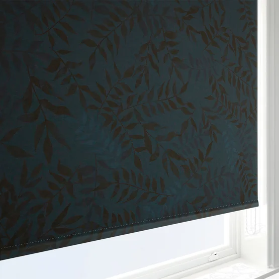 Sonova Studio Kaleidoscope Leaves Midnight Blue roller