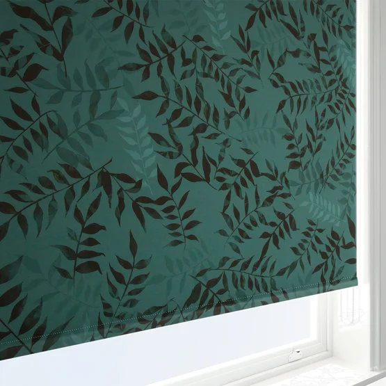 Sonova Studio Kaleidoscope Leaves Teal roller