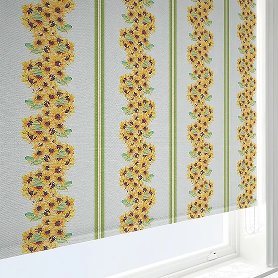 Sonova Studio Sunflower Vine Linen roller