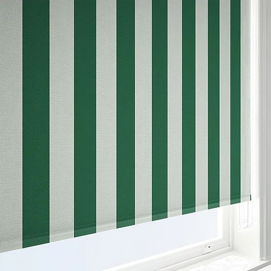 Sonova Studio Whitby Stripe Hunters Green roller