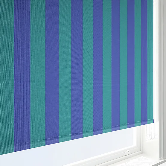 Sonova Studio Whitby Stripe Midnight Green roller