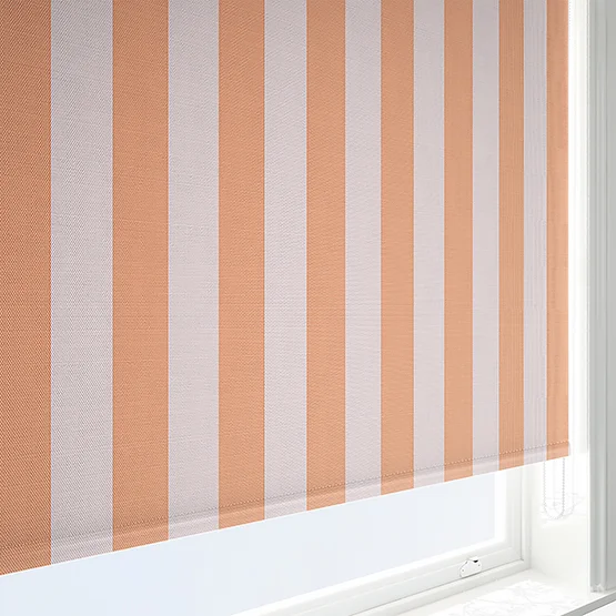 Sonova Studio Whitby Stripe Peach Bellini roller