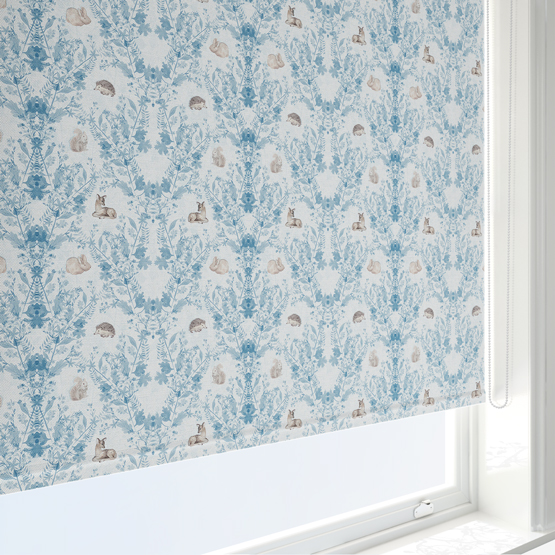 Sonova Studio Woodland Damask Cornflower Blue roller