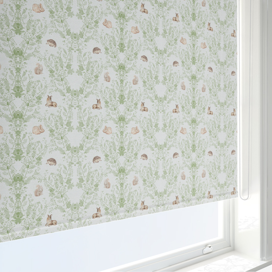 Sonova Studio Woodland Damask Fern Green roller