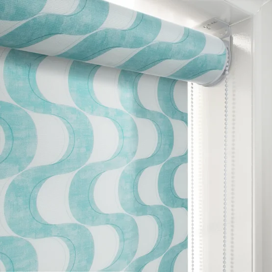 Wave Teal roller
