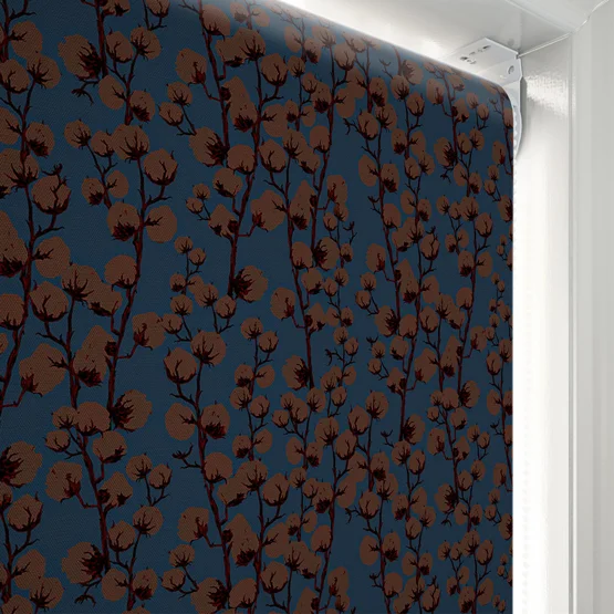 Sonova Studio Cotton Vine Blue Rust roller