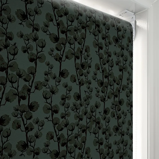 Sonova Studio Cotton Vine Forest Green roller