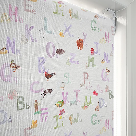 Sonova Studio Farm Alphabet Blush Pink roller