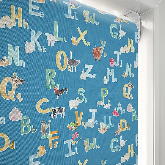 Sonova Studio Farm Alphabet Cloud Blue roller