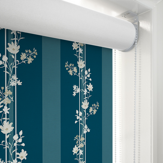 Sonova Studio Floral Cascade Stone Blue roller