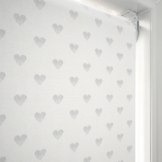Sonova Studio Hearts Soft Grey roller