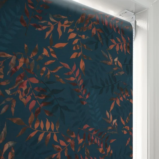 Sonova Studio Kaleidoscope Leaves Blue Rust roller