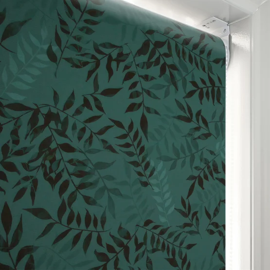 Sonova Studio Kaleidoscope Leaves Teal roller